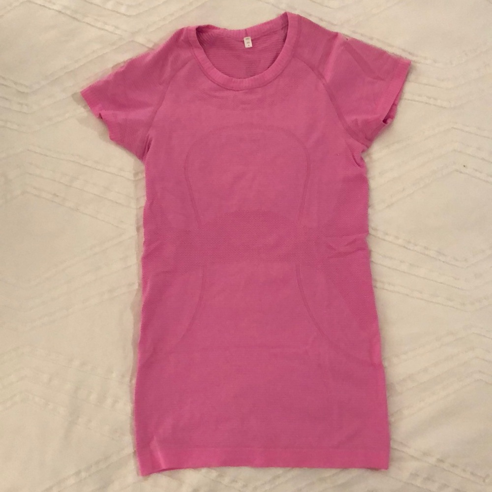Lululemon Pink Swiftly Tech Crew Neck
